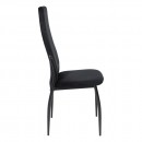 Стул DENVER, черный велюр HLR-66/черный